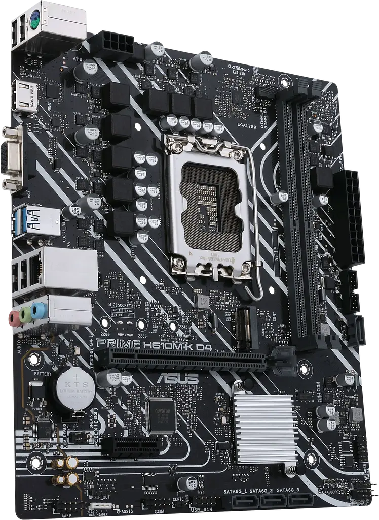Материнська плата Asus H610M-K Prime D4 LGA 1700 (PRIME H610M-K D4) Б/В - фото 2