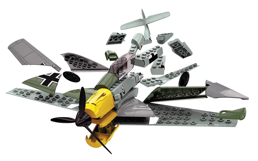 Конструктор Airfix самолет Messerschmitt Bf109 QUICKBUILD J6001 - фото 5