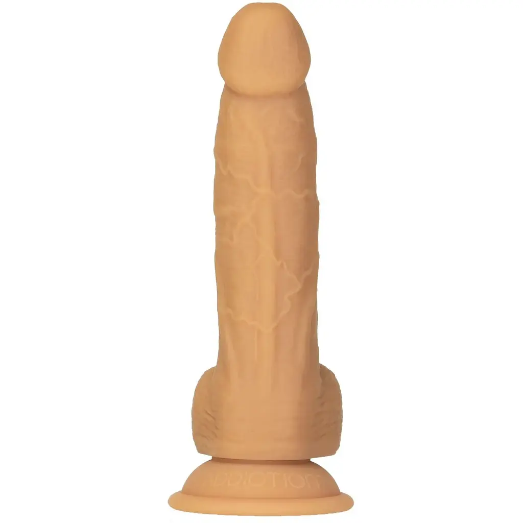 Фалоімітатор Addiction Dual Density silicone Dildo Caramel 8 - фото 2