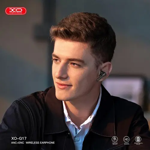 Навушники бездротові XO G17 Avatar Dual Mic Bluetooth Headphones Чорні - фото 3