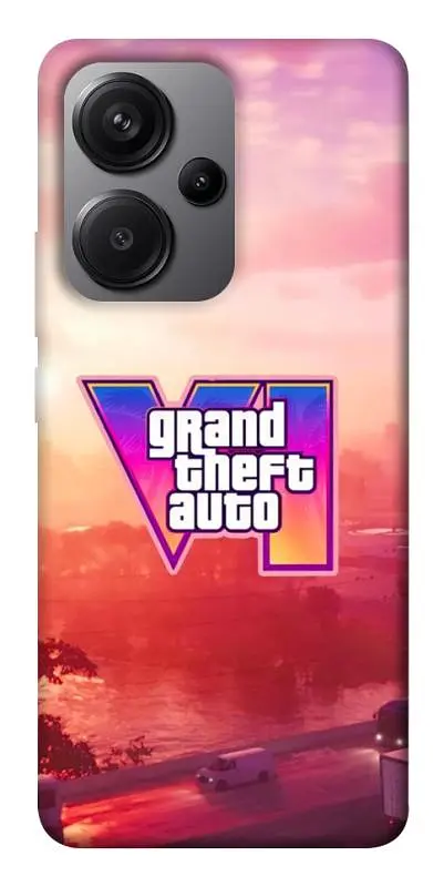 TPU чохол Demsky GTA VI Vice City для Xiaomi Redmi Note 13 Pro+