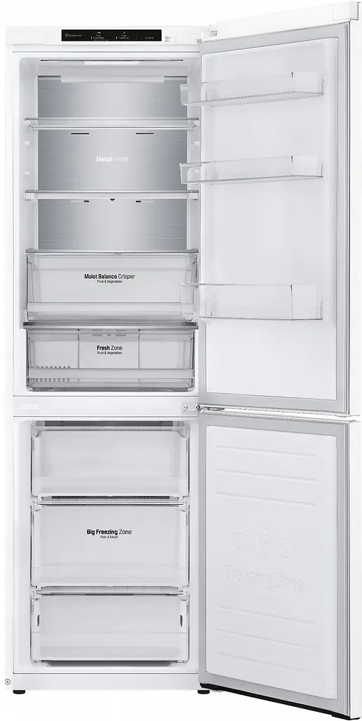Холодильник с нижней морозильной камерой LG GA-B459SQRM белый (GA-B459SQRM) - фото 8