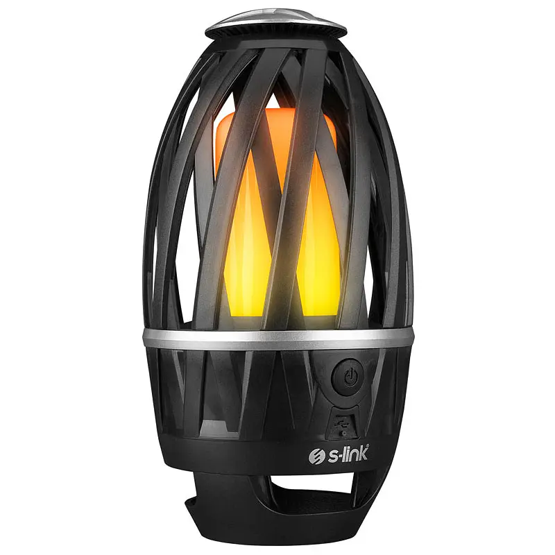 Ліхтар аккумуляторный S-link SL-F807 34 Leds 1200mAh USB Rechargeable Flame Effect Decorative Чорний - фото 2
