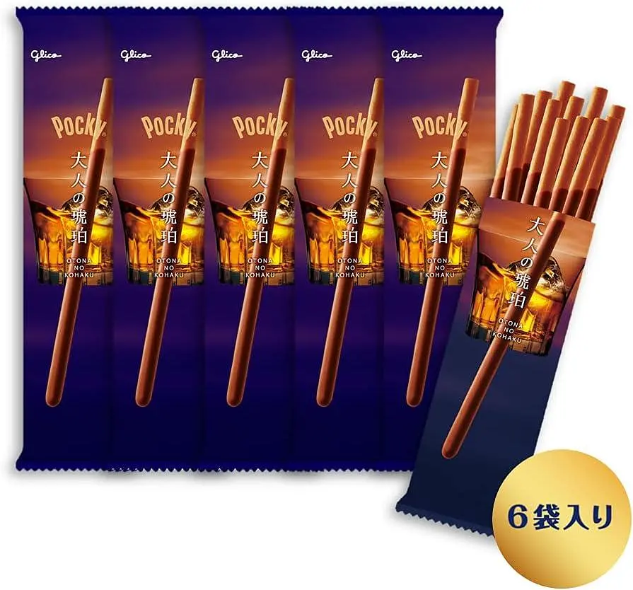 Японські палички Glico Pocky Otona No Kohaku Adult Amber Limited Edition - фото 3