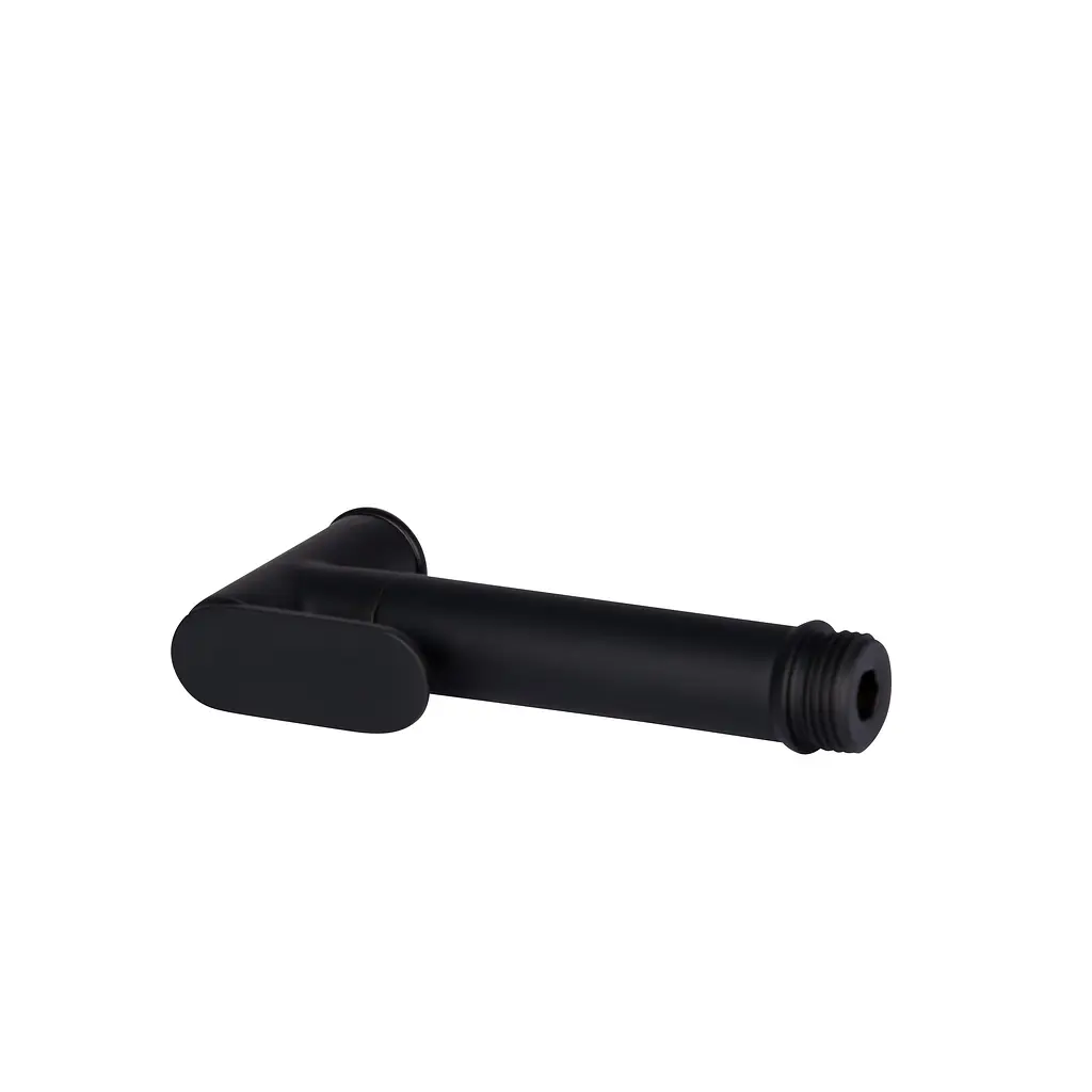 Лейка для гигиенического душа Qtap Rucni округлая QT889910842855OB Black Matt, Черный матовый - фото 3