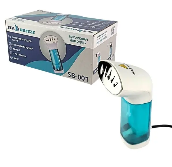 Вертикальный отпариватель Sea Breeze SB-001 портативный для отпаривания одежды штор мини утюг 800 Вт - фото 5