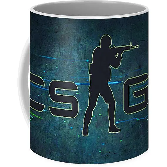 Кухоль GeekLand КС:ГО CS:GO Контр Страйк Dark logo CS:GO 03.140 330 мл білий - фото 3