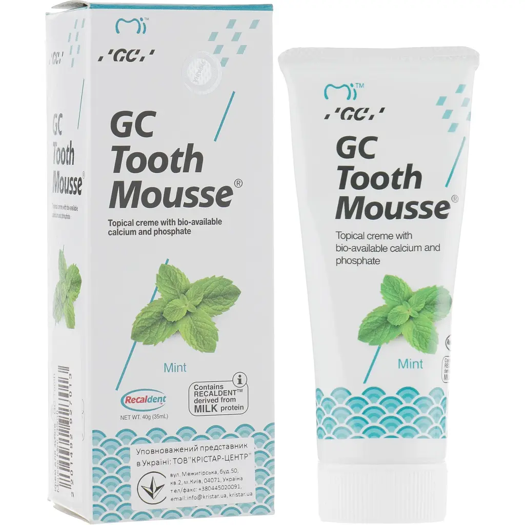 Крем для зубів GC Tooth Mousse М'ята 35 мл - фото 2