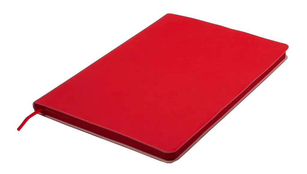 Блокнот деловой Buromax Logo2U Touch Me А5 96 л. в клеточку обложка из искусственной кожи красный (BM.295102-05) - фото 2