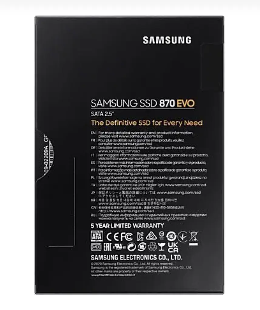 SSD накопичувач Samsung 870 EVO 500 GB (MZ-77E500B) - фото 6
