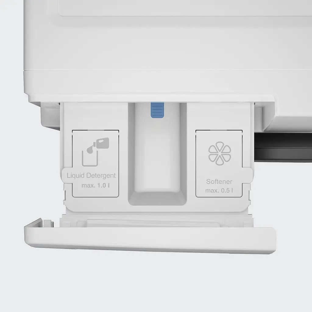 Пральна машина Beko з фронтальним завантаженням WTV8744XDW, 8кг, 1400, A+++(-10%), 54см, Автодоз, Дисплей, Білий (WTV8744XDW) - фото 2