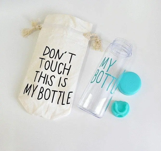 Пляшка для води напоїв My Bottle із чохлом 500 мл Бірюза - фото 2
