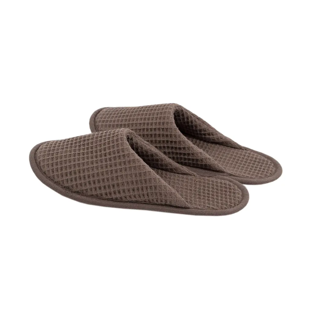 Тапочки Lotus Home - Waffle brown коричневый - фото 2