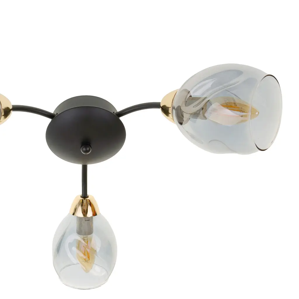 Люстра потолочная Brille в спальню Е14 40W G (LK-718C/3) - фото 2