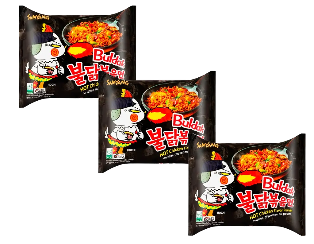 Локшина швидкого приготування Samyang Buldak Hot Chicken Flavour Ramen Non-Vegetarian, 140г - фото 2