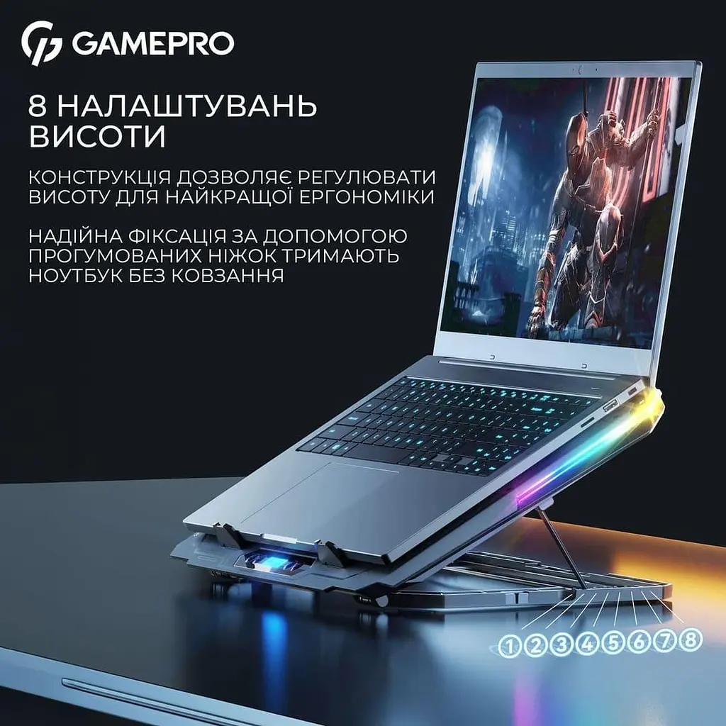 Підставка для ноутбука GamePro (CP1040) - фото 10