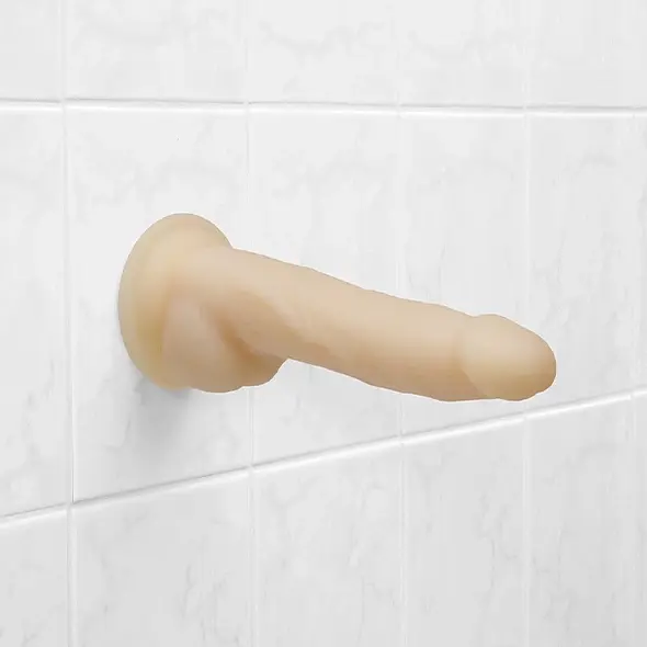 Фалоімітатор Addiction Naked Dual Density Silicone Dong 8" 20 см тілесний - фото 6