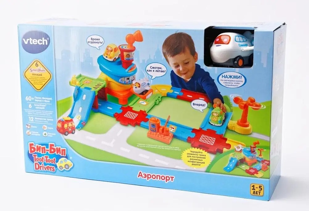 Ігровий набір Vtech Біп-Біп Аеропорт, рос. мова (80-144126) - фото 4