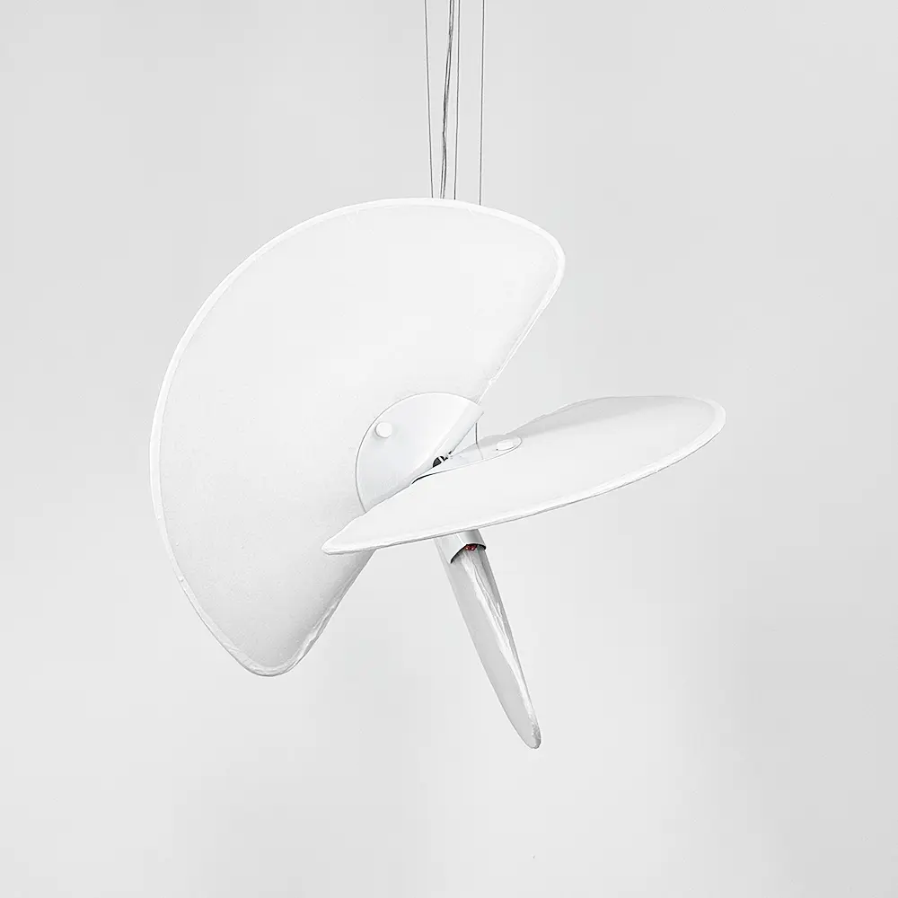 Футуристическая люстра в белом корпусе Ø 50 см Ст. PLP 07-500 Line F - фото 2