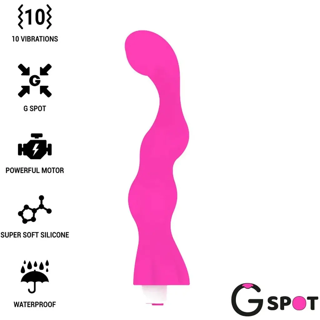 Вибратор для зоны G George G-Spot розовый - фото 2