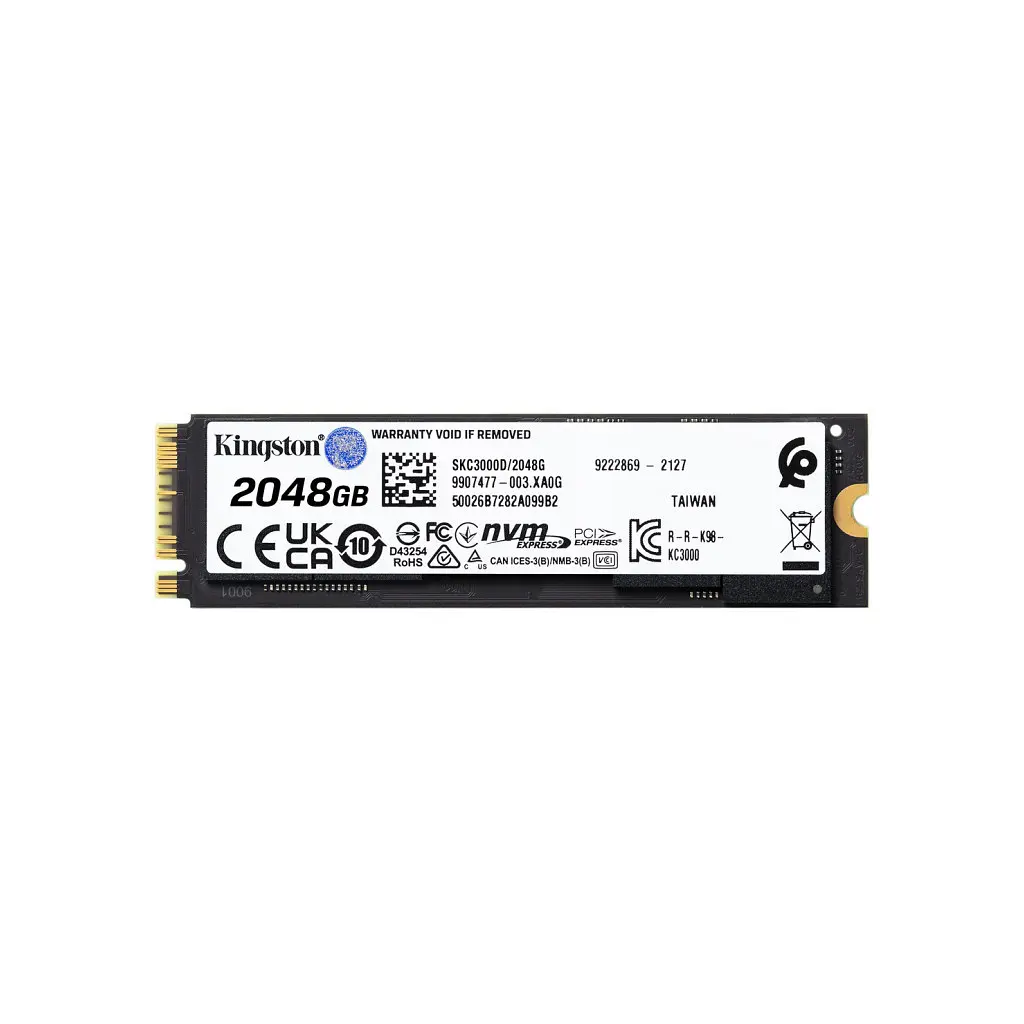 Накопичувач SSD M.2 2280 2TB Kingston (SKC3000D/2048G) - фото 4