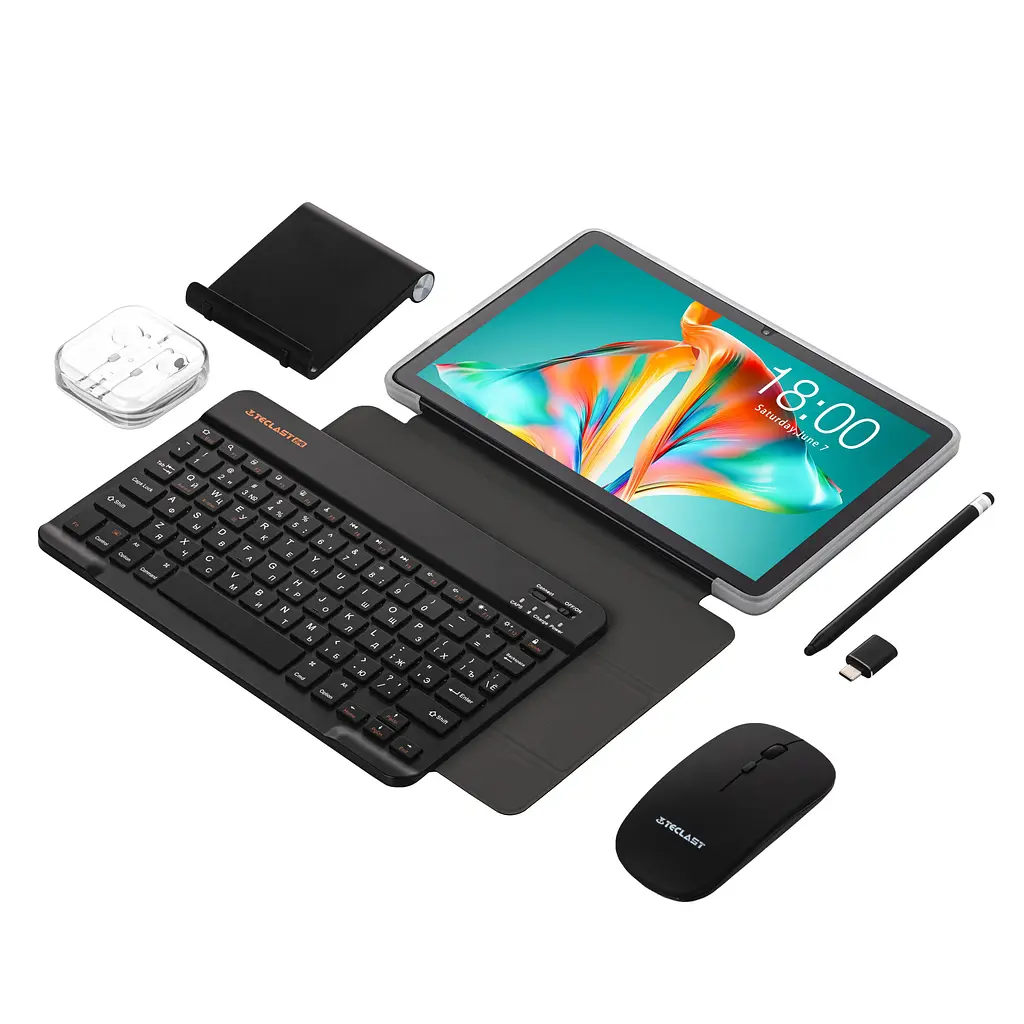 Планшет TECLAST P30T KIT 10,1" 4ГБ, 128ГБ, 6000мА рік, Android, сірий - фото 3