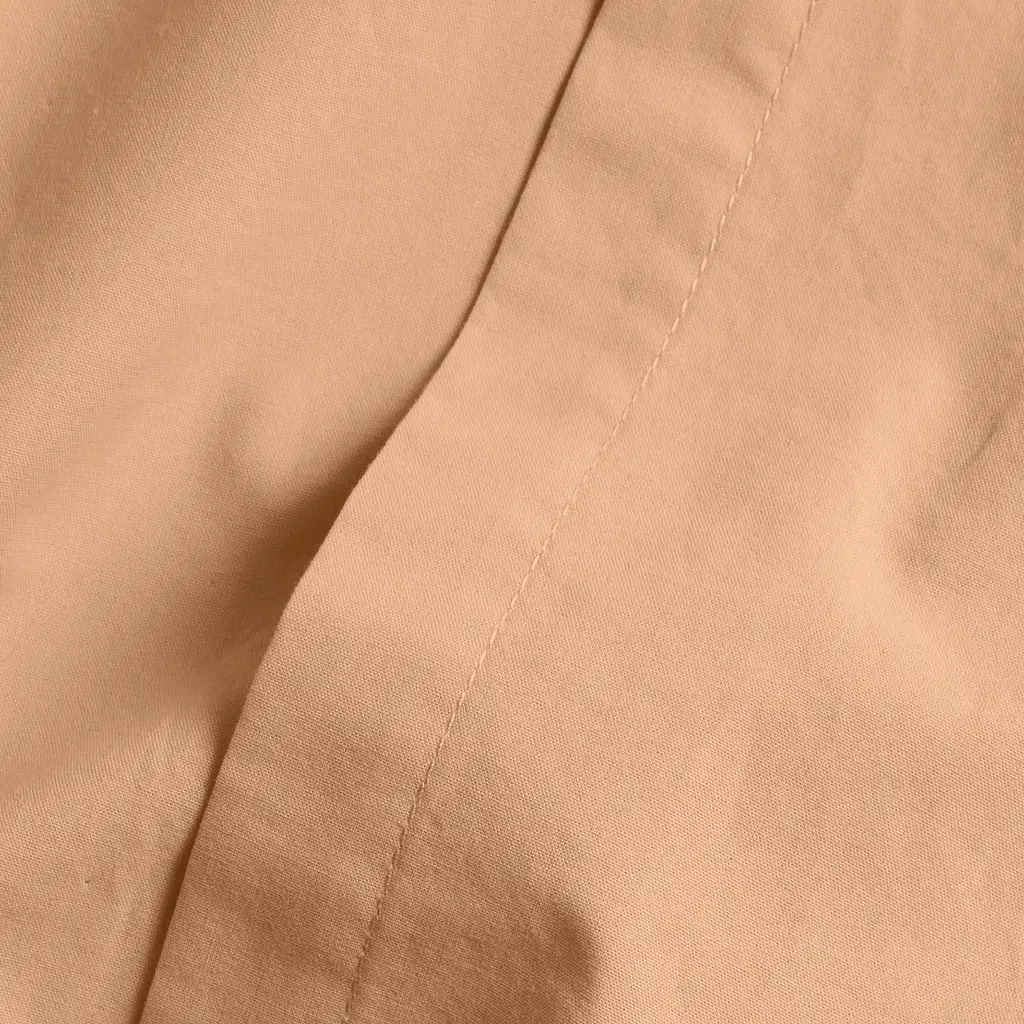 Простирадло на резинці з вареної бавовни Cosas Peach 160х200х30 см (93WashedCottonPeach_160x200x30) - фото 4