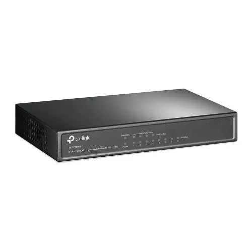 Комутатор TL-SF1008P, 8xFE/PoE 65W, некерований, настольний TP-Link teh0028231 - фото 2