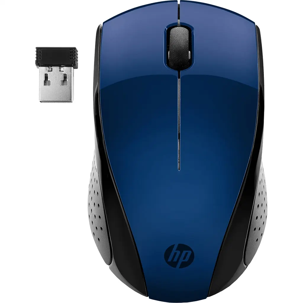 Мишка HP 220 Blue (7KX11AA) - фото 2