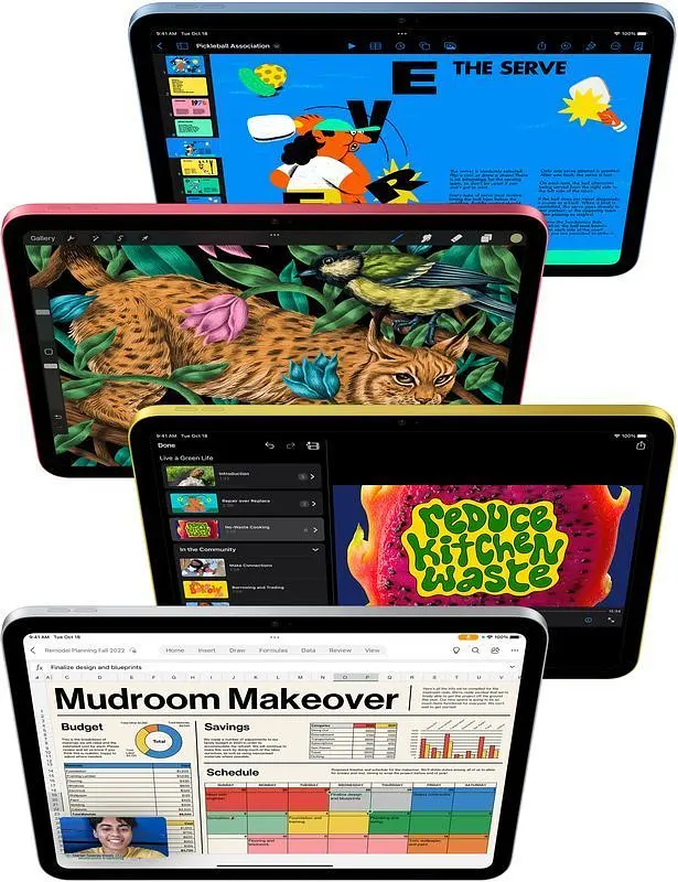 Планшет Apple iPad 10.9 (2022) Wi-Fi + Cellular 256GB Yellow (MQ6V3) [74819] - фото 4