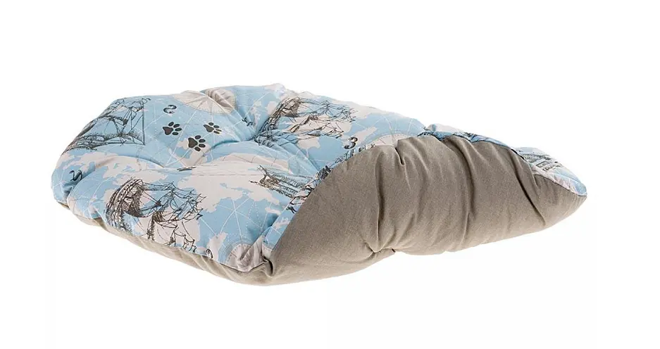 Подушка для собак та котів Ferplast Relax Map 89/10 Blue-Grey-Black 85x55 см 82089077