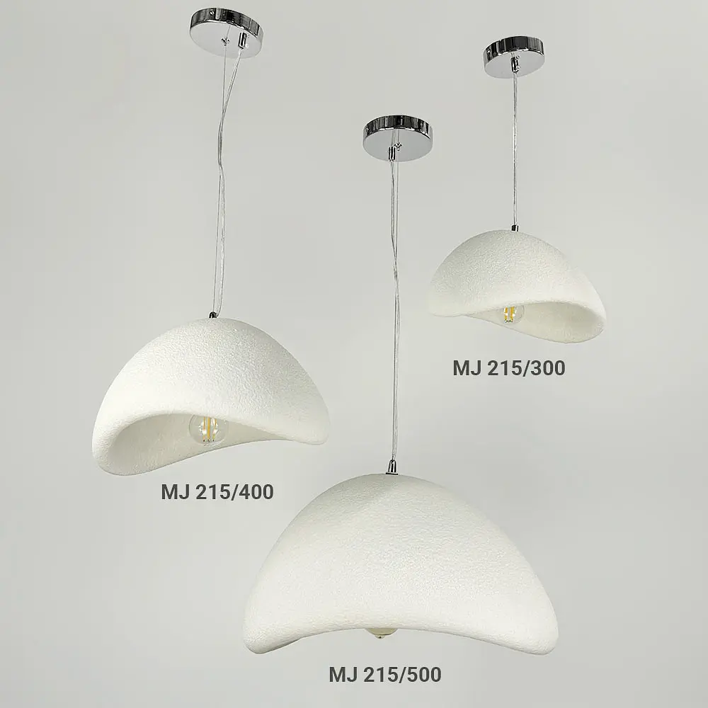 Світильник-хмара з білим гіпсовим корпусом 40х32х24 см | Арт. MJ 215-400 | Line F - фото 2