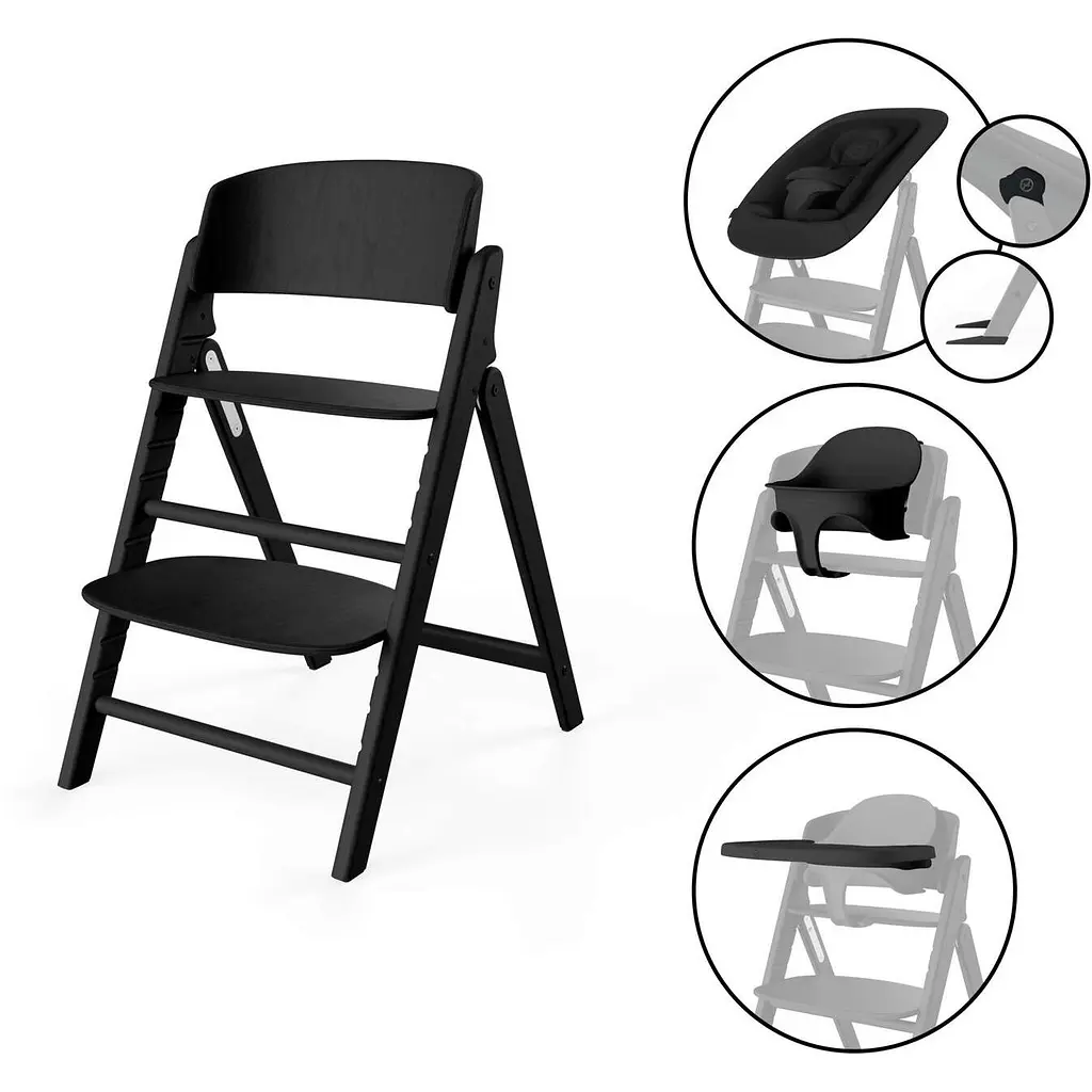 Стілець Click&Fold 4в1 Stunning Black