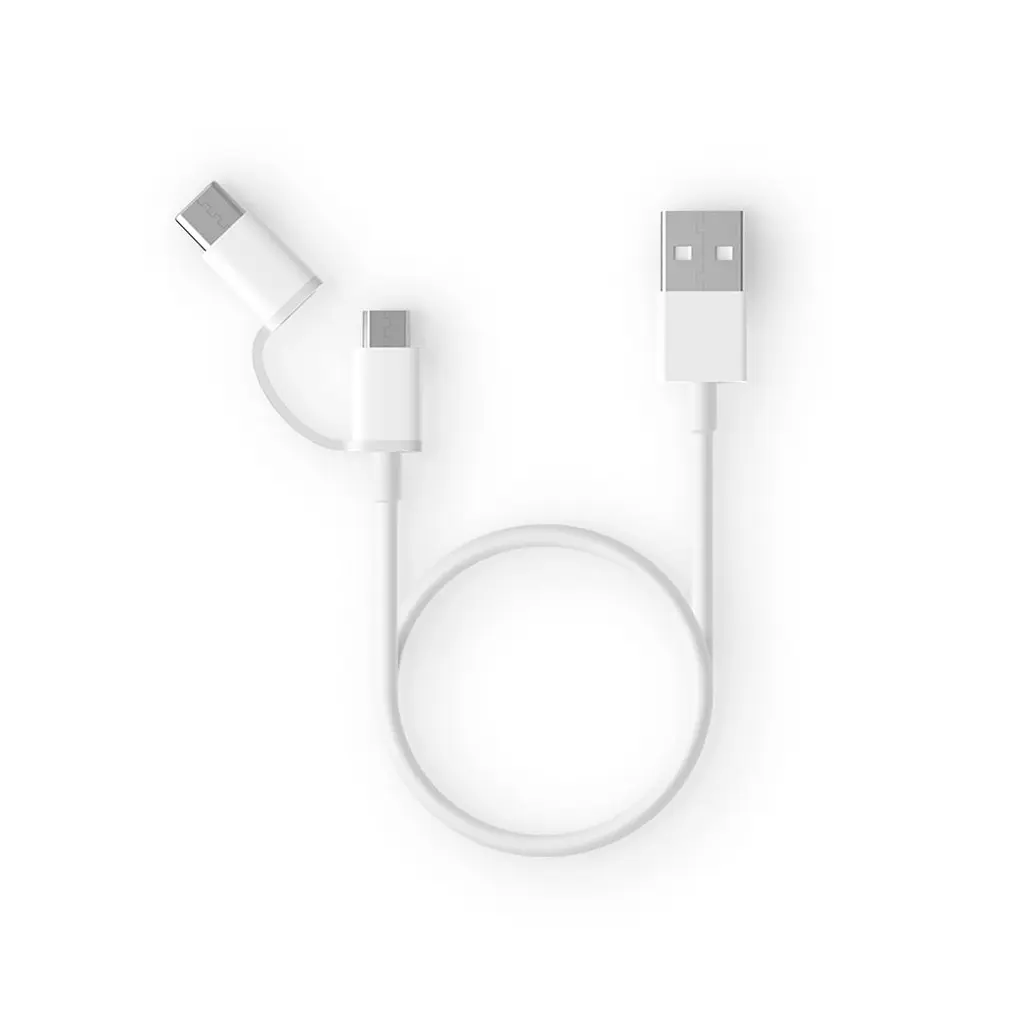 Кабель Xiaomi Mi 2 в 1 SJV4082TY microUSB + type-c 1 м - фото 3