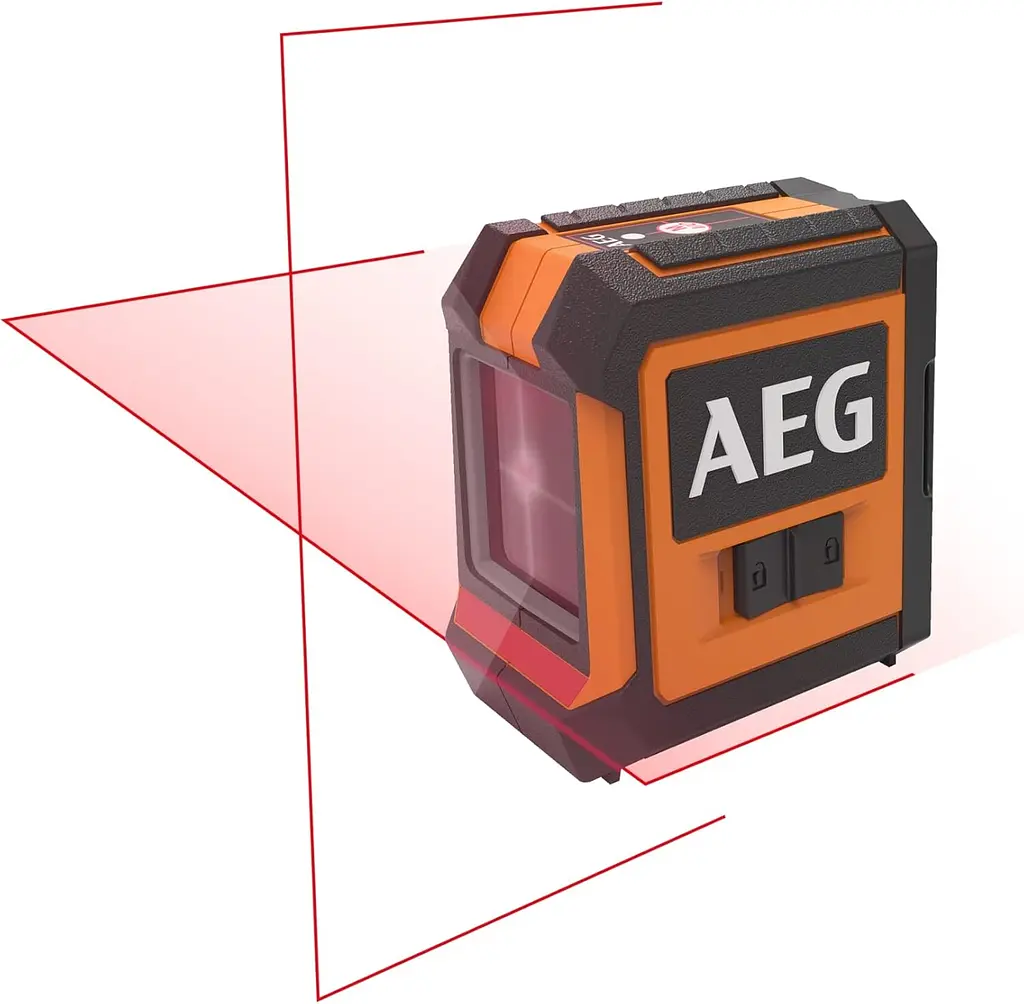 Нівелір лазерний AEG CLR215-B (15 м, 2 промені, червоний, 2xAA) - фото 2
