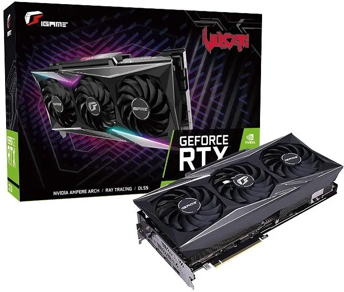 Відеокарта GeForce RTX 3090 Colorful iGame Vulcan OC-V (RTX 3090 iGame Vulcan OC-V) Б/В