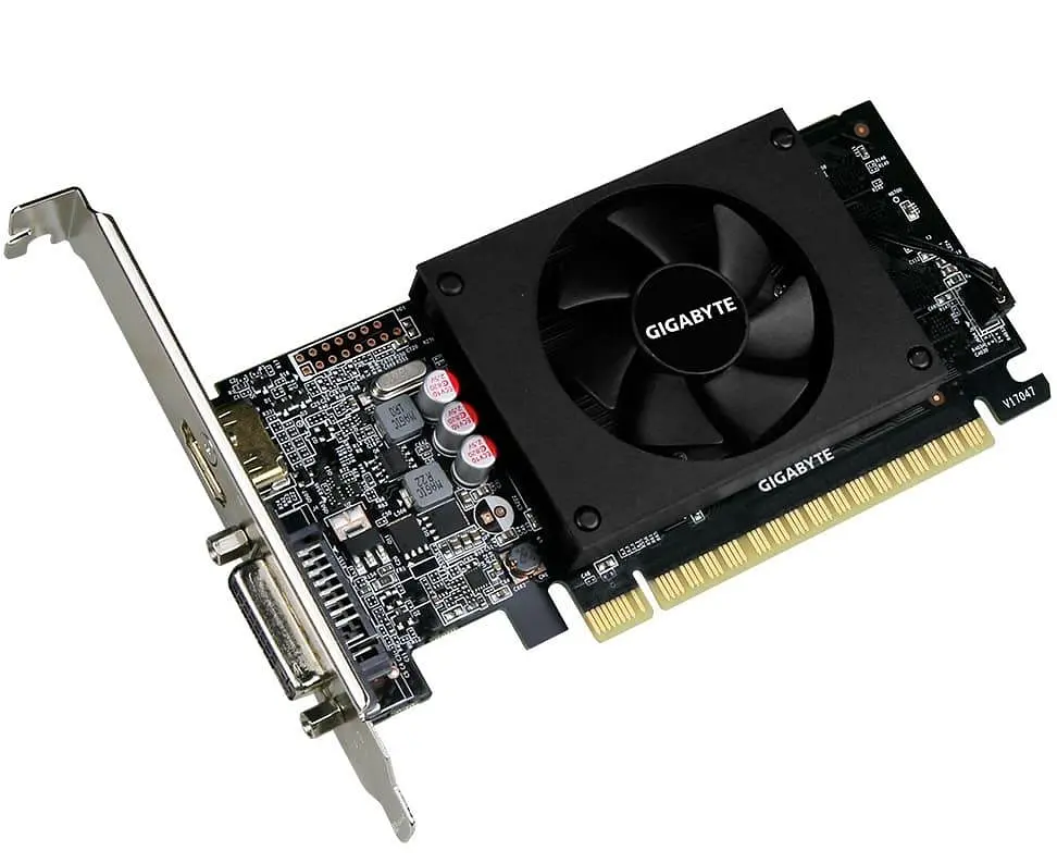 Відеокарта Gigabyte GT 710 2Gb (GV-N710D5-2GL) (GDDR5, 64 bit, PCI-E v2.0) Б/в - фото 2