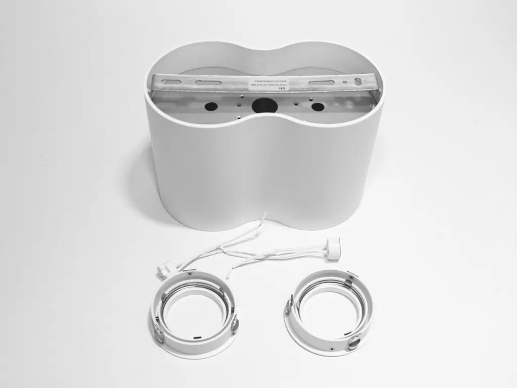 Світильник накладний подвійний Diasha QXL-1725-R-WH MR16 G5.3, 40 Вт, білий, сучасний стиль для коридору, вітальні, спальні, кухні - фото 3