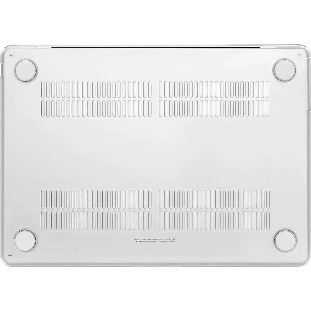 Пластиковая накладка (верх и низ) HardShell Case для Apple MacBook Air 15.3` M2 A2941 2023 Crystal Grey [98197] - фото 2