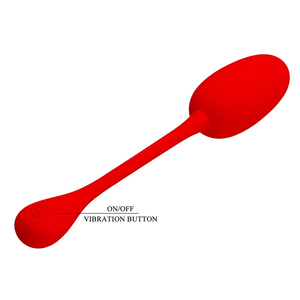 Виброяйцо Pretty Love Knucker 18.6 см красный - фото 8