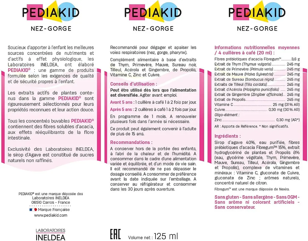 Сироп Pediakid Nez-Gorge 250 мл - фото 2