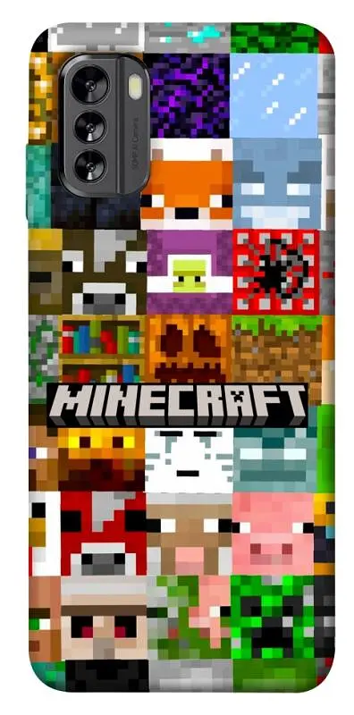 Чохол Demsky Minecraft collage для Nokia G60