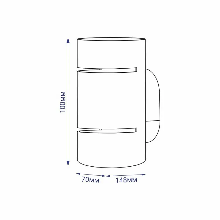 Накладний світильник Feron AL8003 під лампу чорний (40167) - фото 5