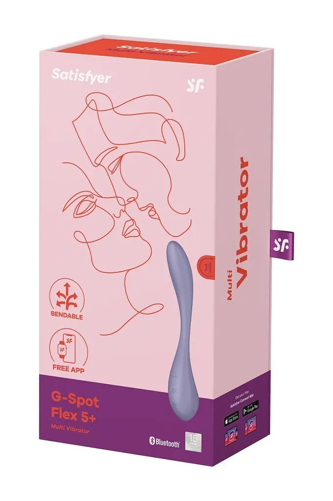 Вібратор для точки G Satisfyer G-Spot Flex 5+ 23 см бузковий - фото 7