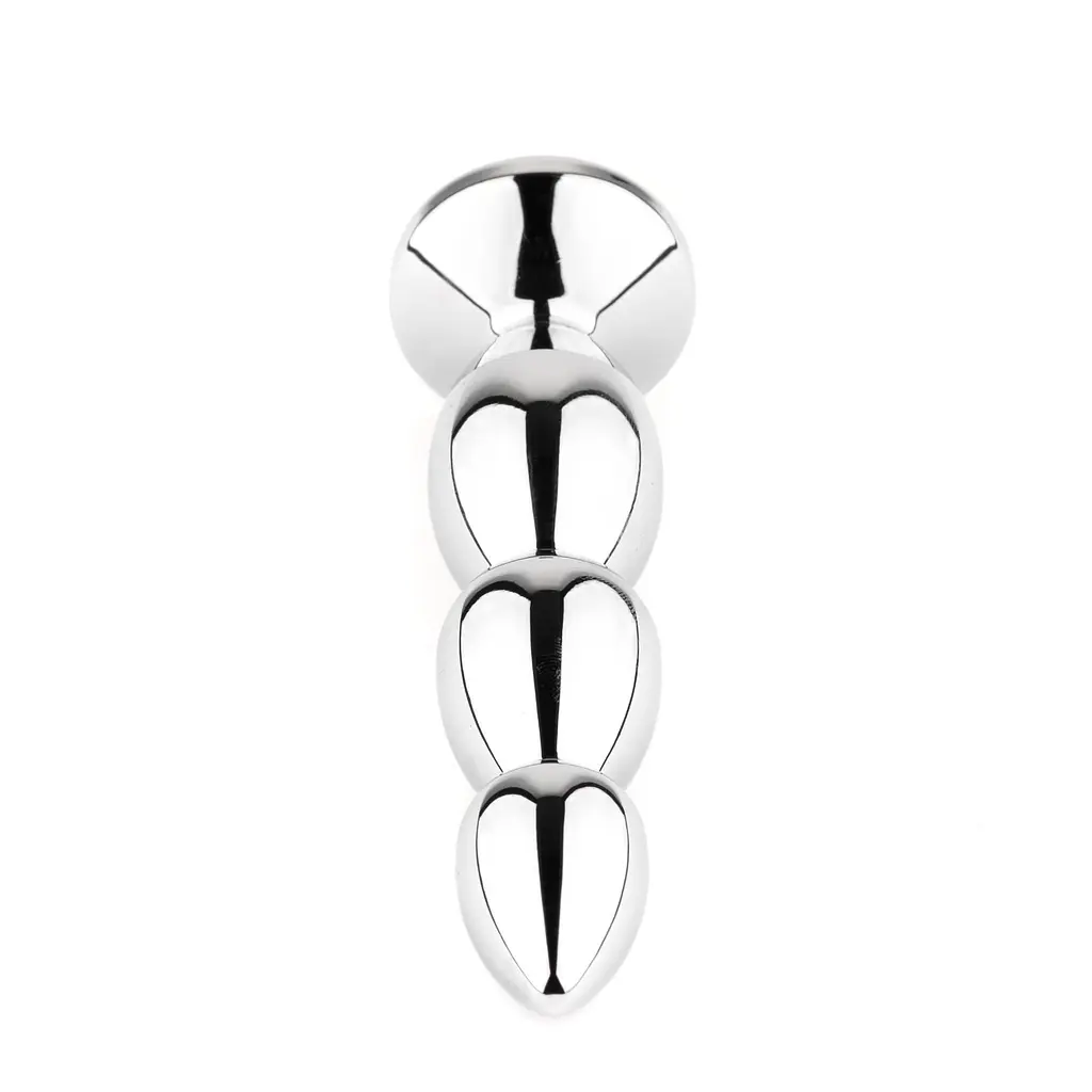 Анальна пробка B - Series HeavyFun Jewellery № 1, 13.5 см (сріблястий) - фото 3