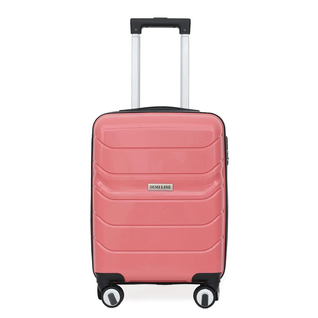 Валіза маленька під ручну поклажу Semi Line 20 дюймів (S) дюймів (S) Polypropylene Pink (T5615-1) - фото 3
