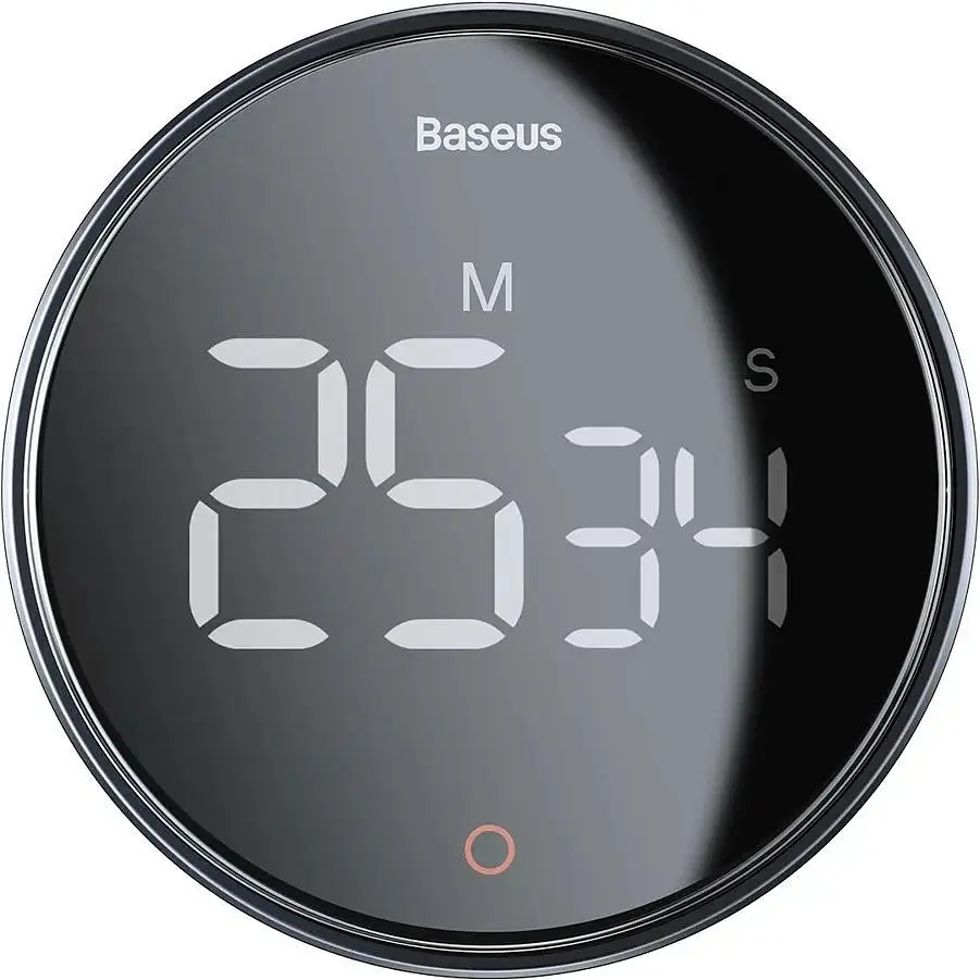 Таймер електронний Baseus Heyo Rotation Countdown Timer Pro dark gray (FMDS000013) - фото 2