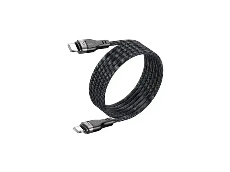 Кабель Acefast C11-03 USB Type-C to USB Type-C 1.2m Black (6974316280217) - фото 2