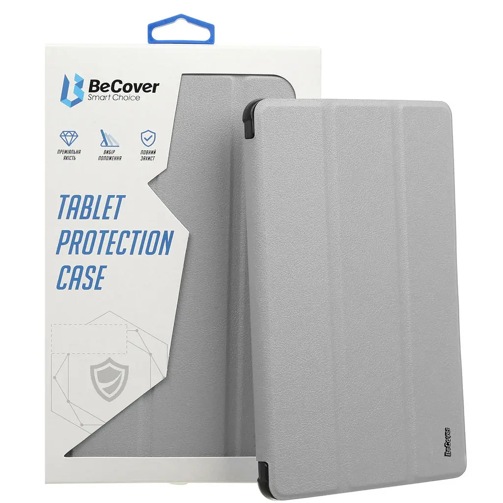 Чохол BeCover Tri Fold Soft TPU Silicone для Apple iPad Air 11 M2 2024 Сірий (711408)