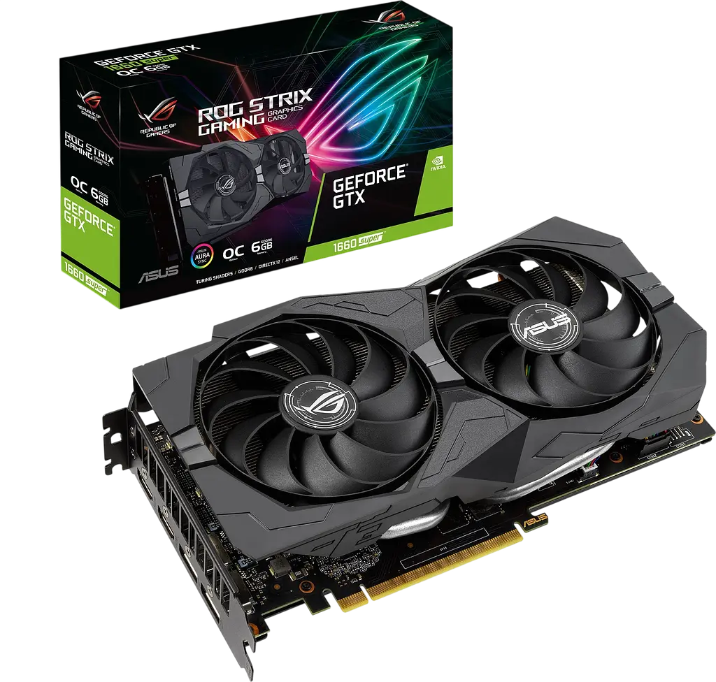 Відеокарта GeForce GTX 1660 Super 6GB Asus ROG Strix Gaming OC (ROG-STRIX-GTX1660S-O6G-GAMING) Б/В - фото 4